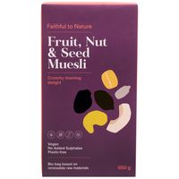 Faithful to Nature Fruit, Nut and Seed Muesli 